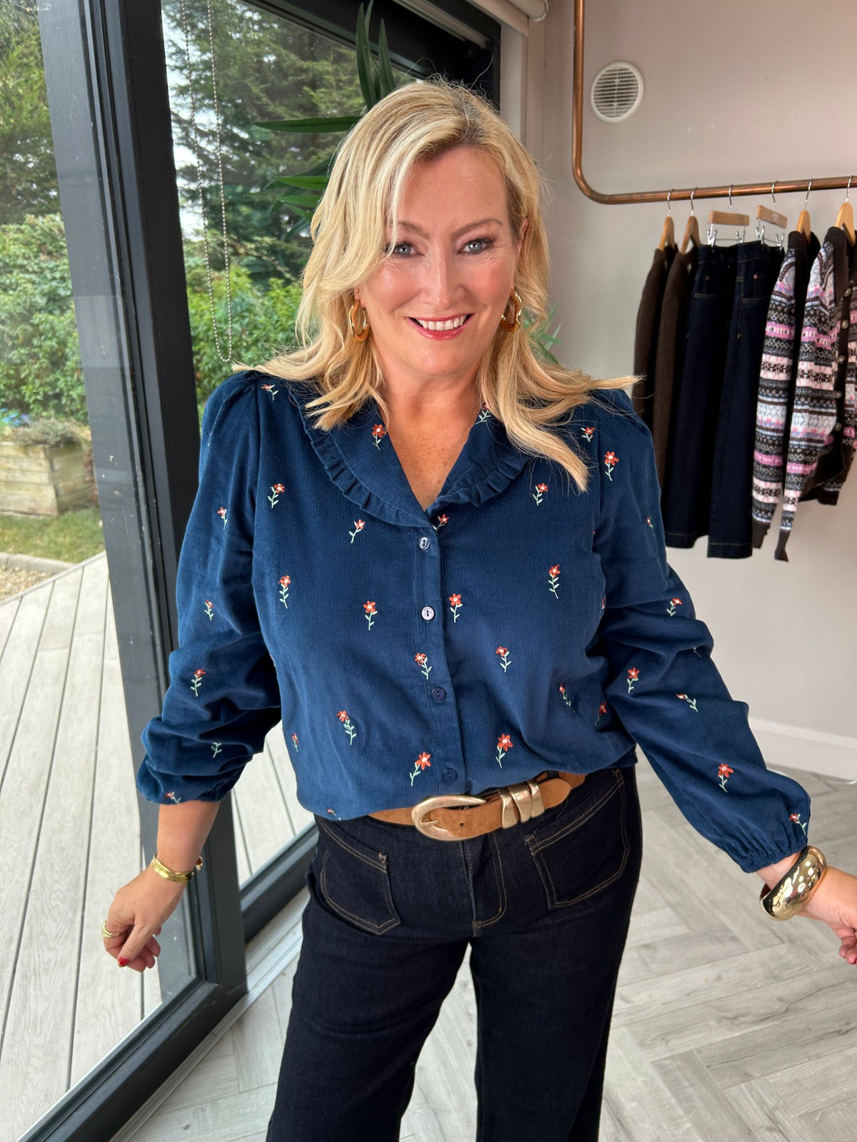 Bea Cord Blouse - Image 6
