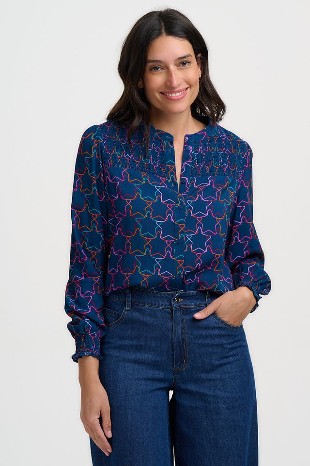 Mina Shirred Blouse - Image 5