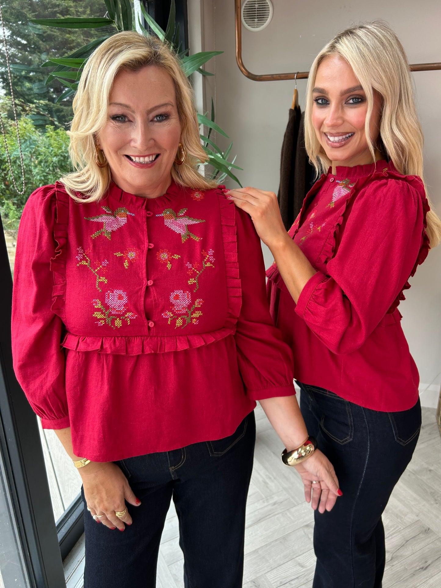 Wilhelmina Frill Blouse - Image 1