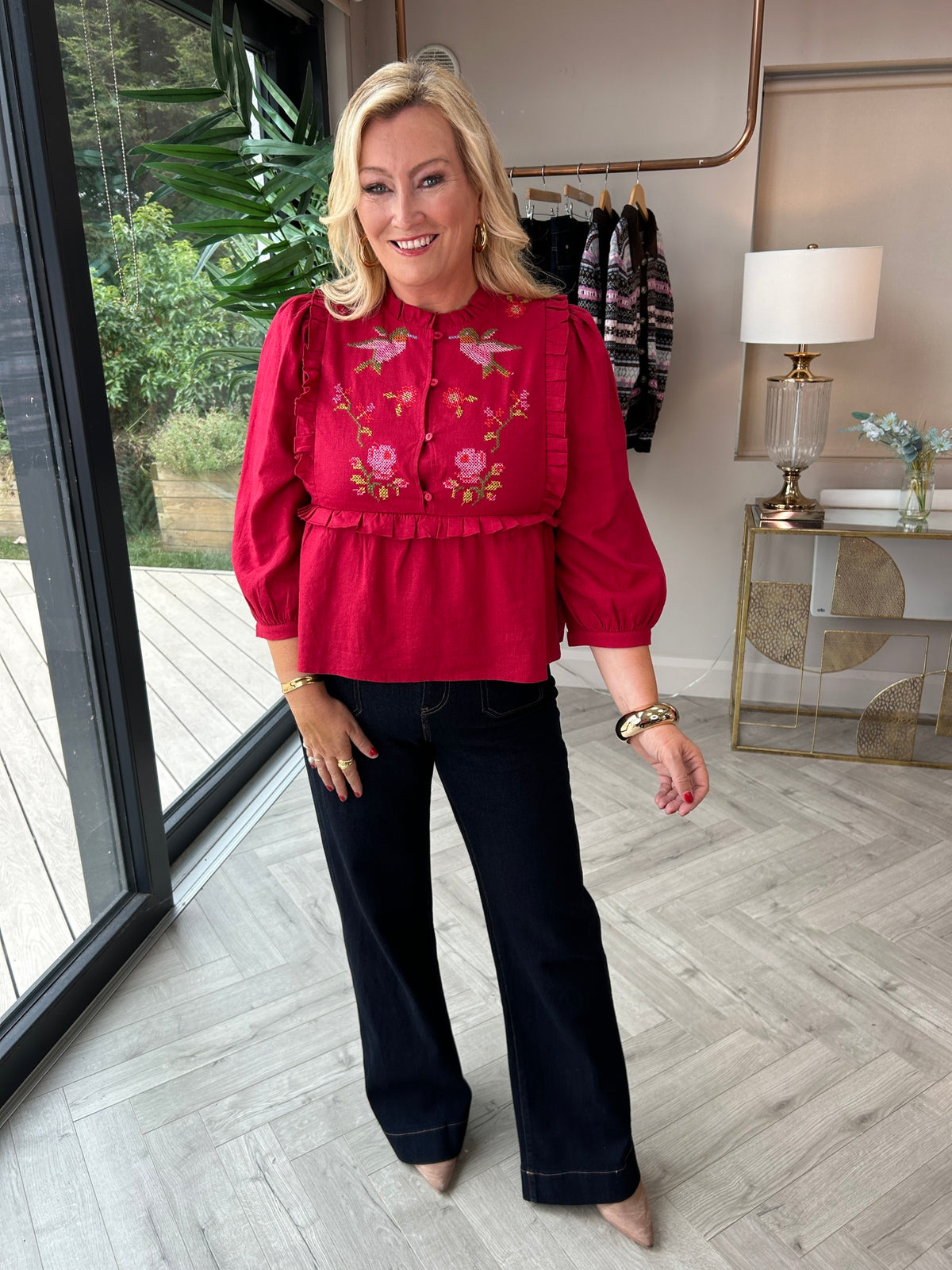 Wilhelmina Frill Blouse - Image 10