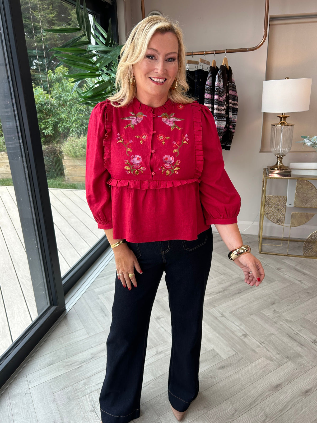 Wilhelmina Frill Blouse - Image 11