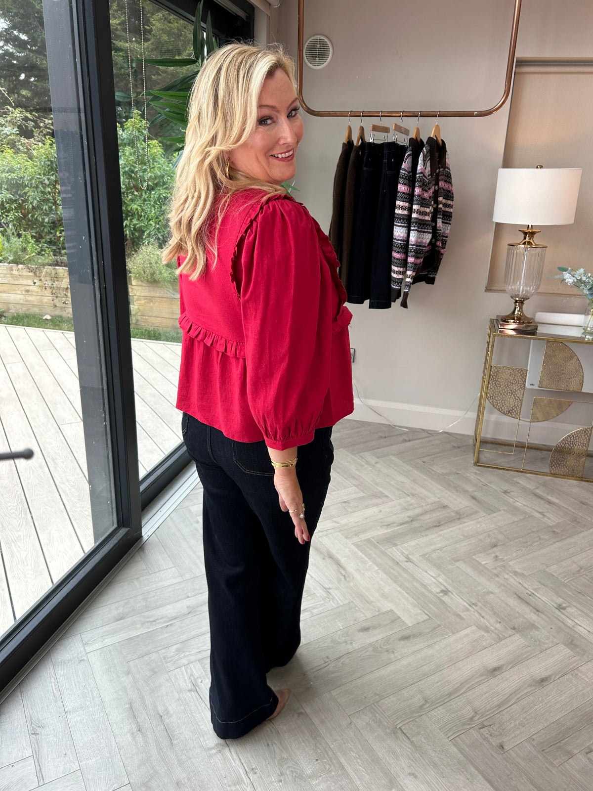 Wilhelmina Frill Blouse - Image 12