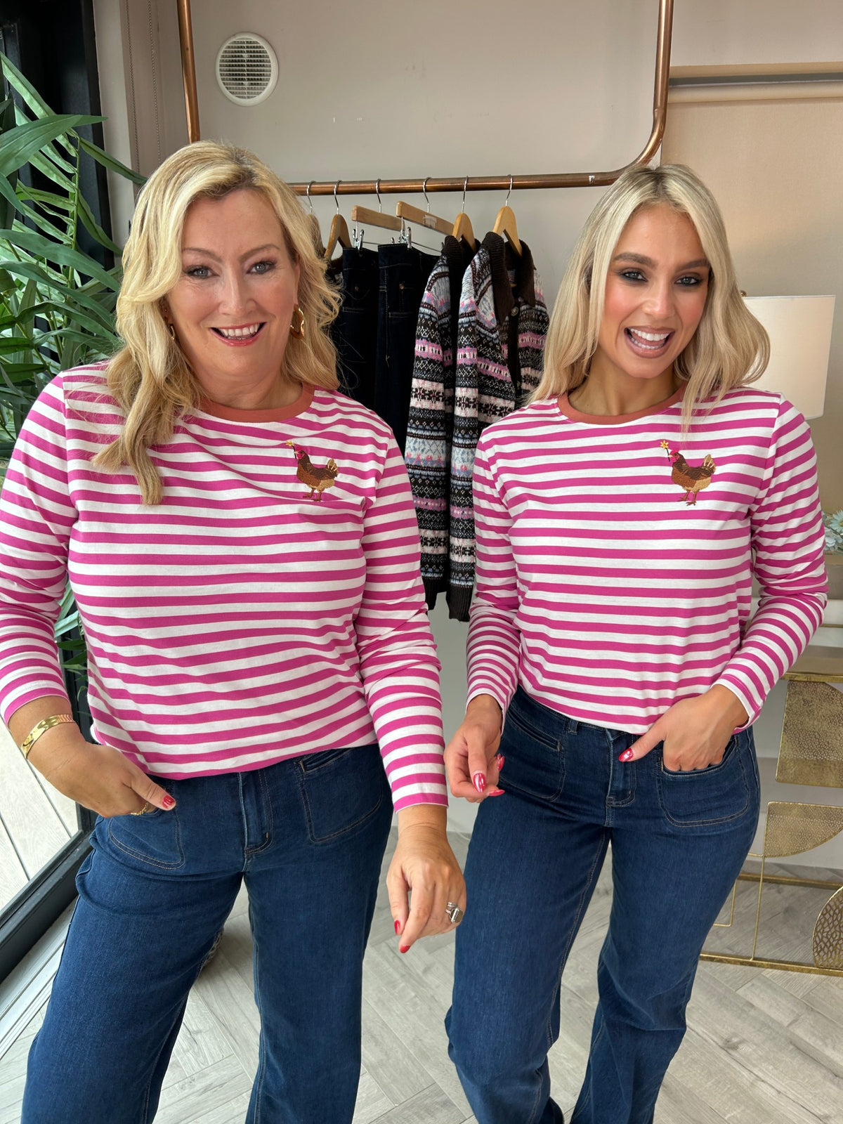 Brunswick Jersey Top Pink