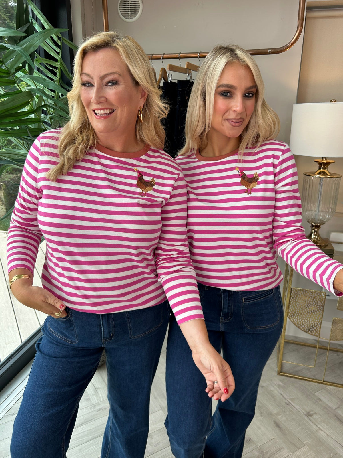 Brunswick Jersey Top Pink