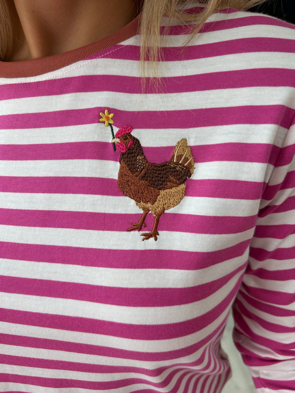 Brunswick Jersey Top Pink