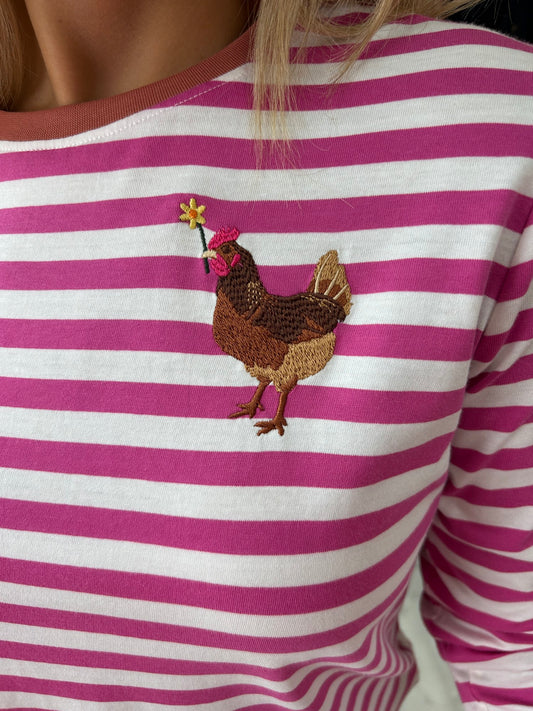 Brunswick Jersey Top Pink