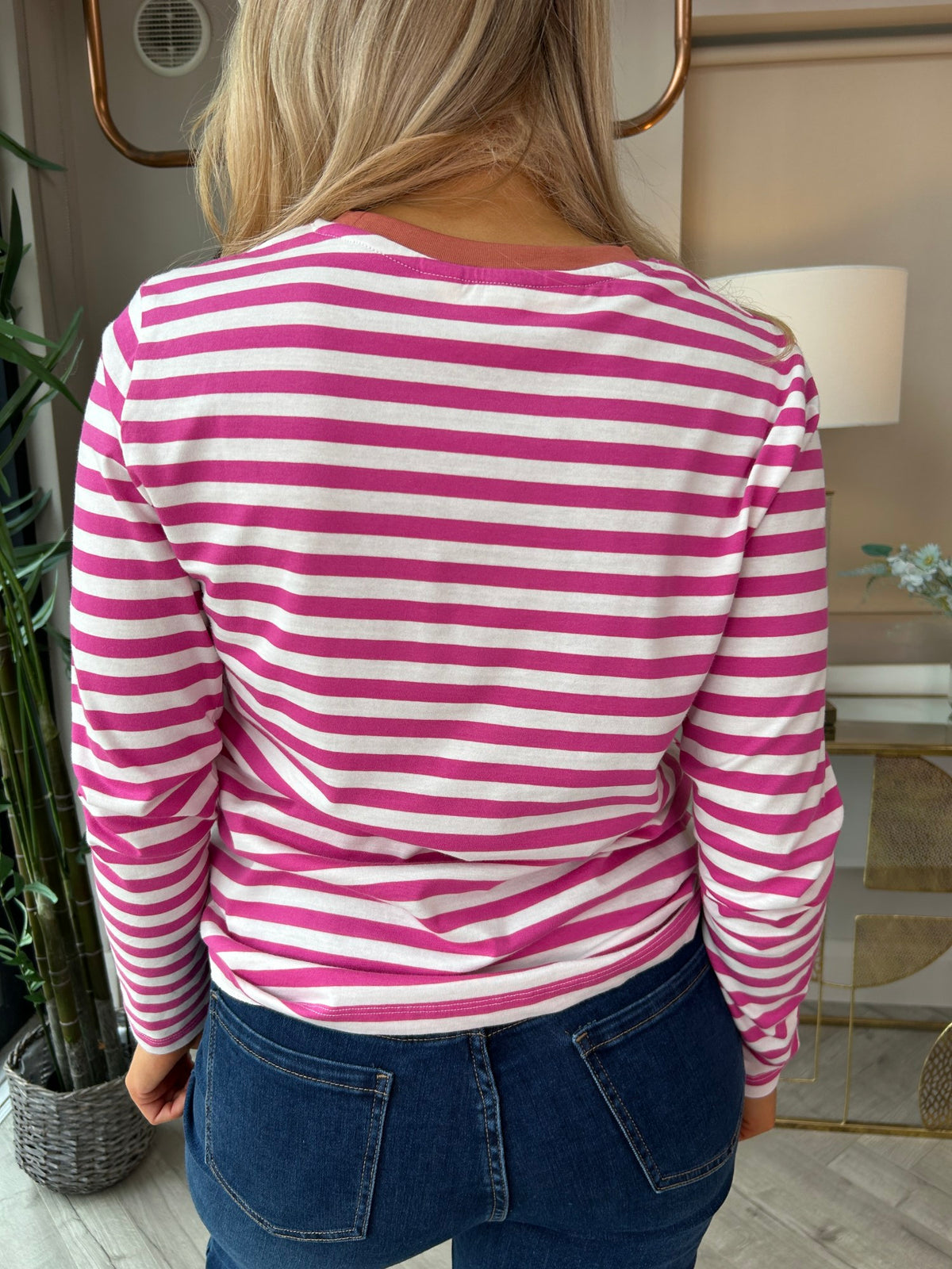 Brunswick Jersey Top Pink