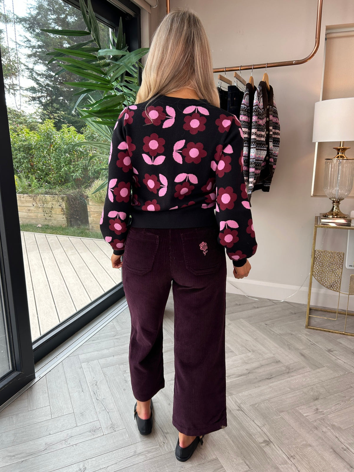 Lindley Plum Cord Pants