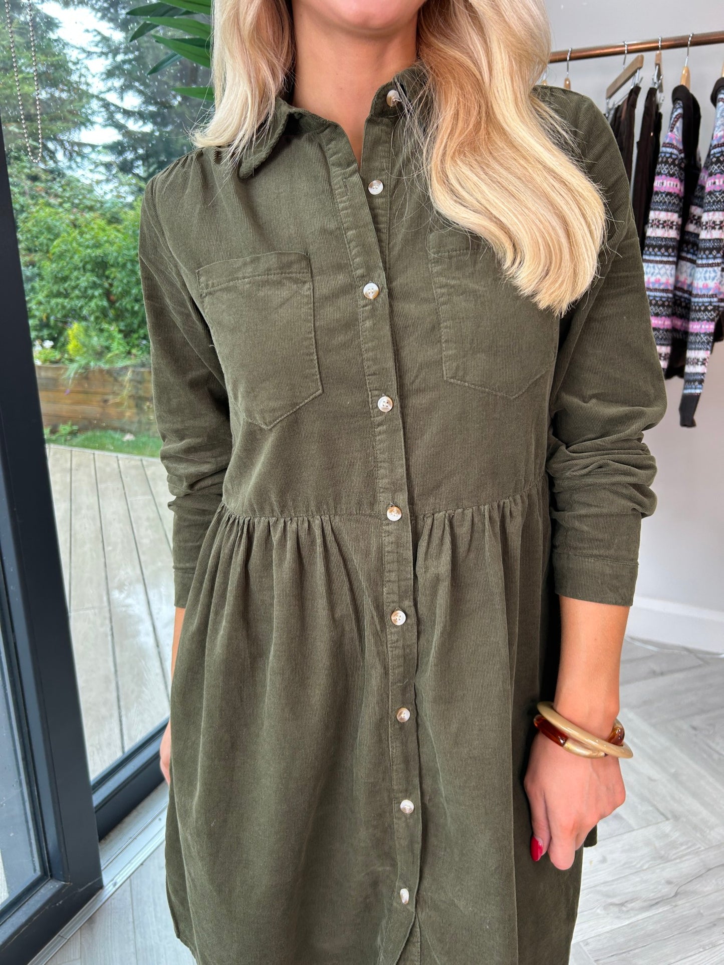 Saskia Dress Khaki