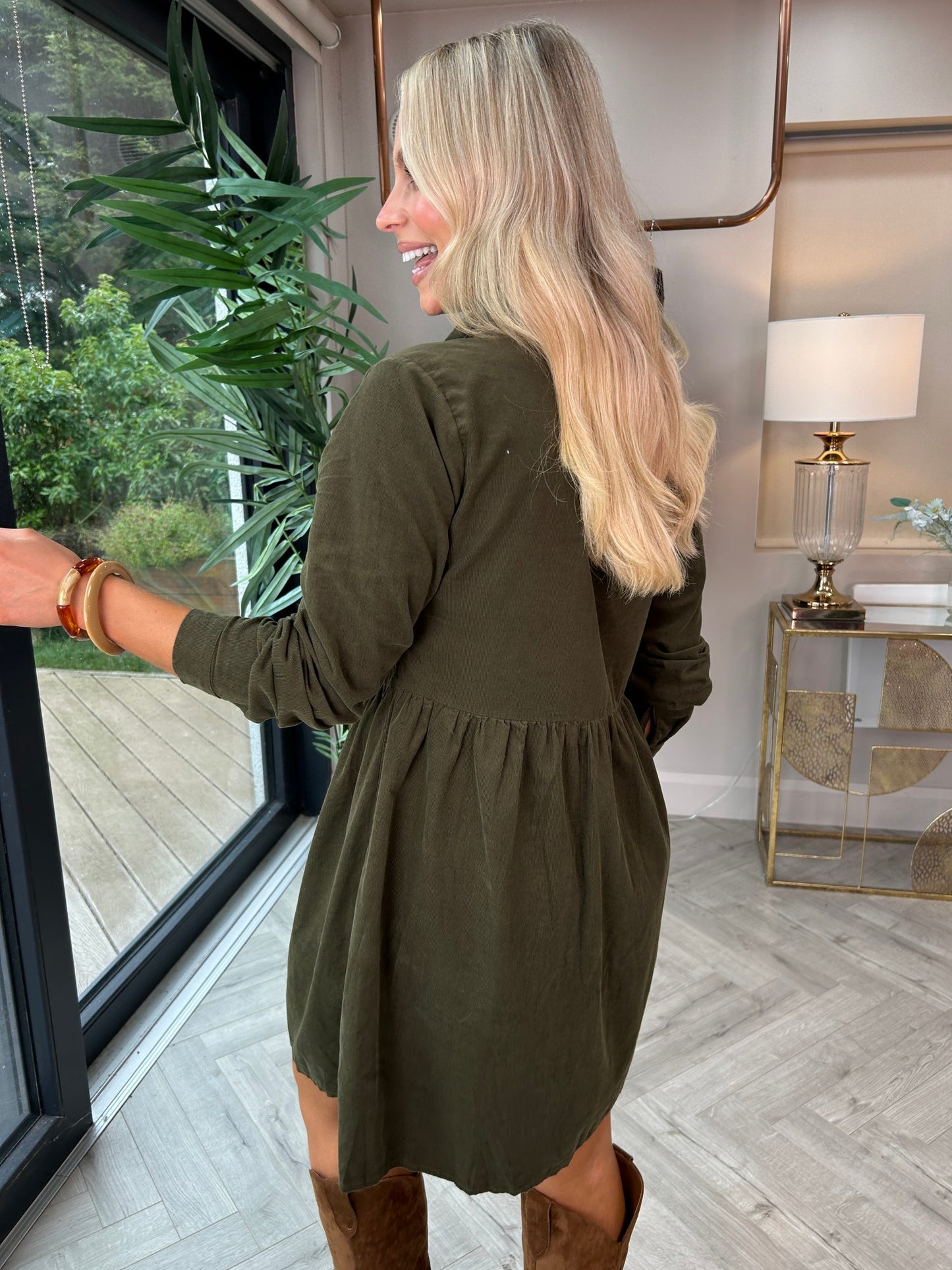 Saskia Dress Khaki