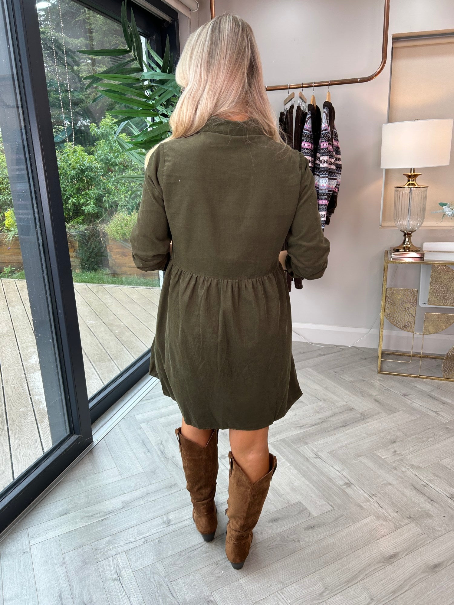 Saskia Dress Khaki