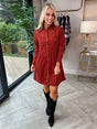 Saskia  Dress Rust - Image 2