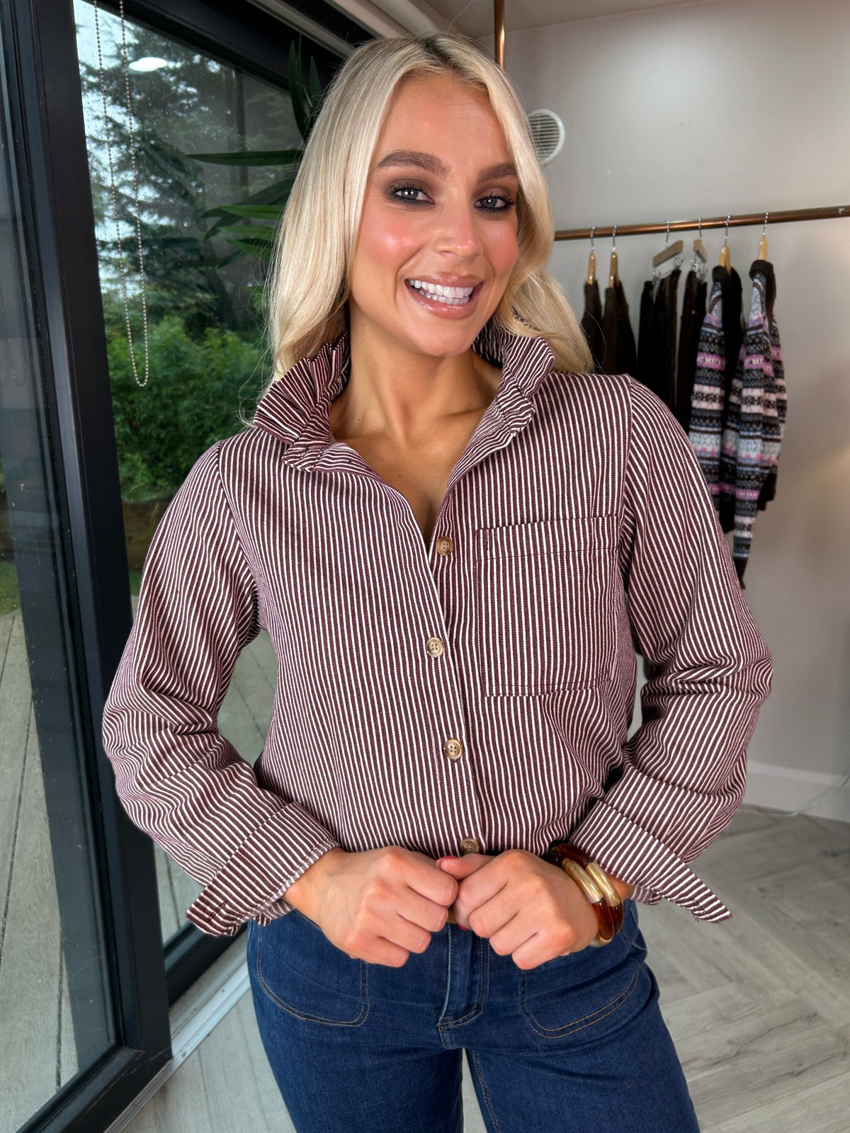 Estelle Shirt Bordeaux - Image unknown
