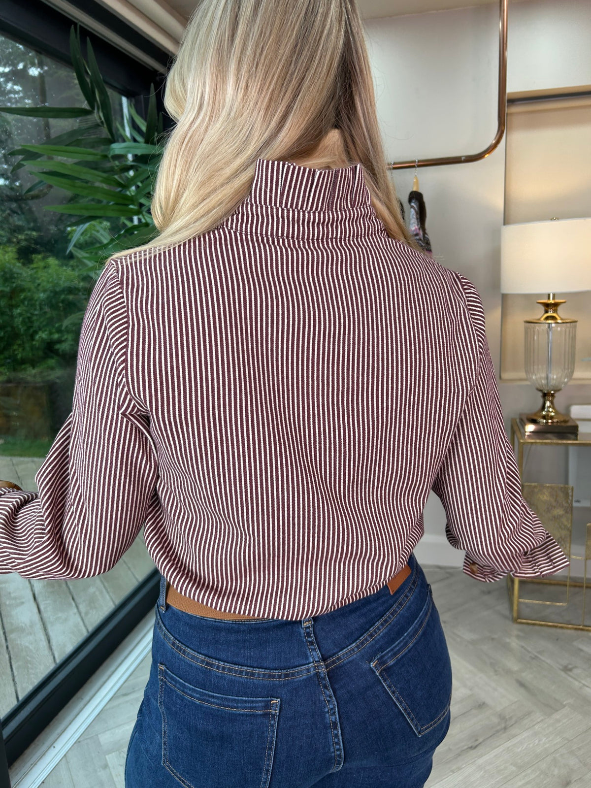 Estelle Shirt Bordeaux - Image 8