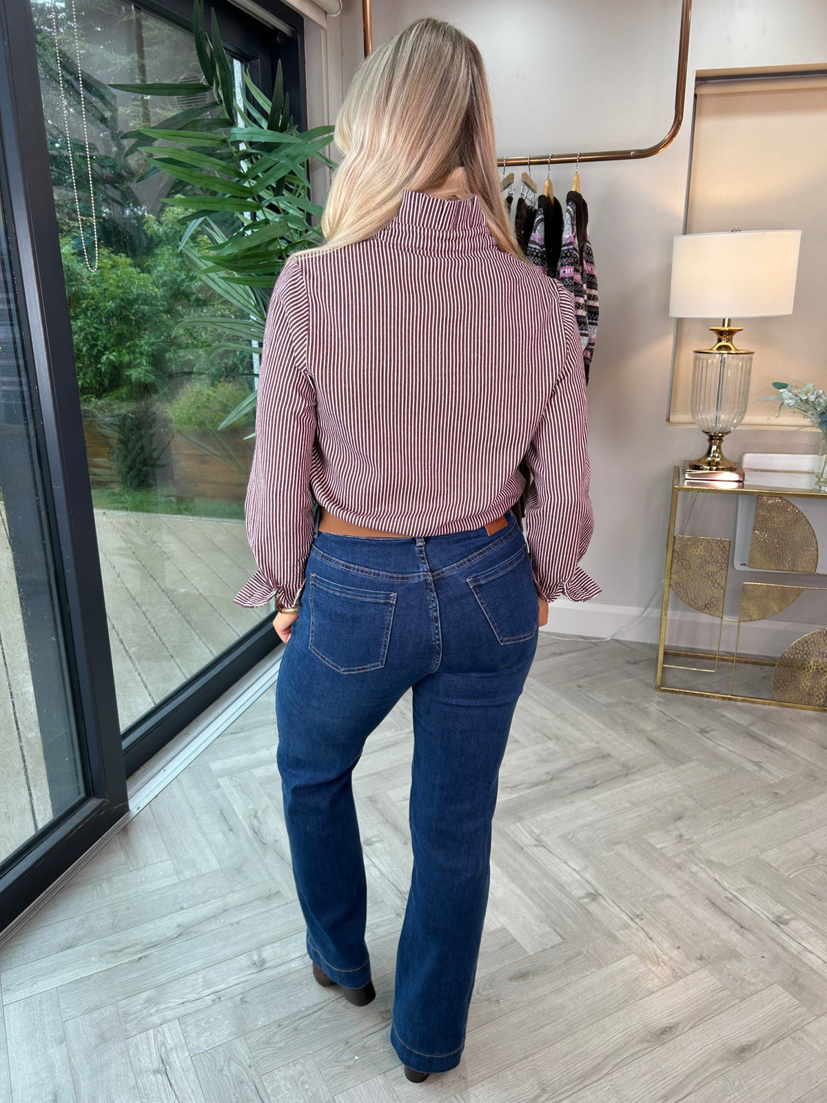 Estelle Shirt Bordeaux - Image 9