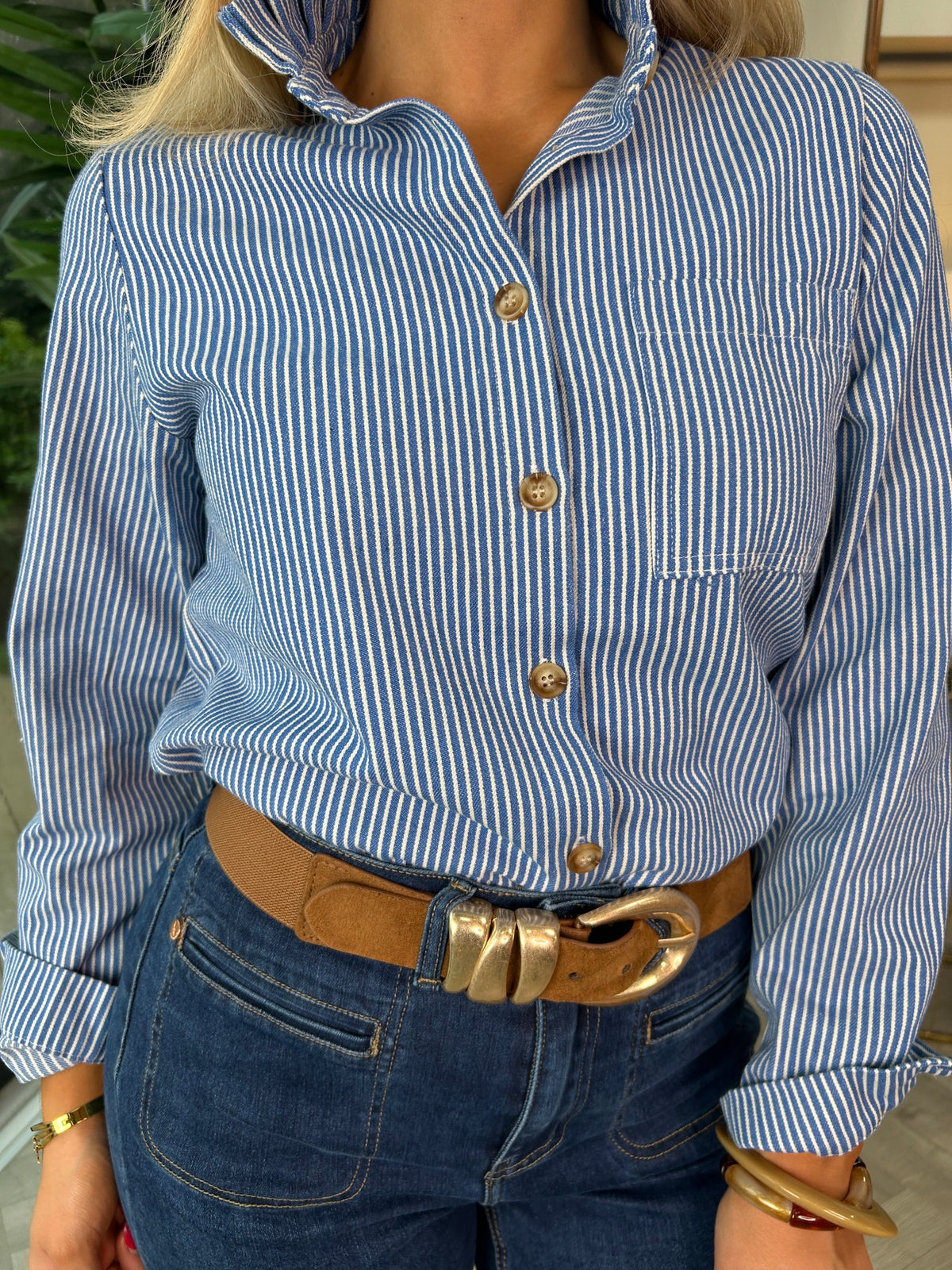 Estelle Shirt Blue - Image 2