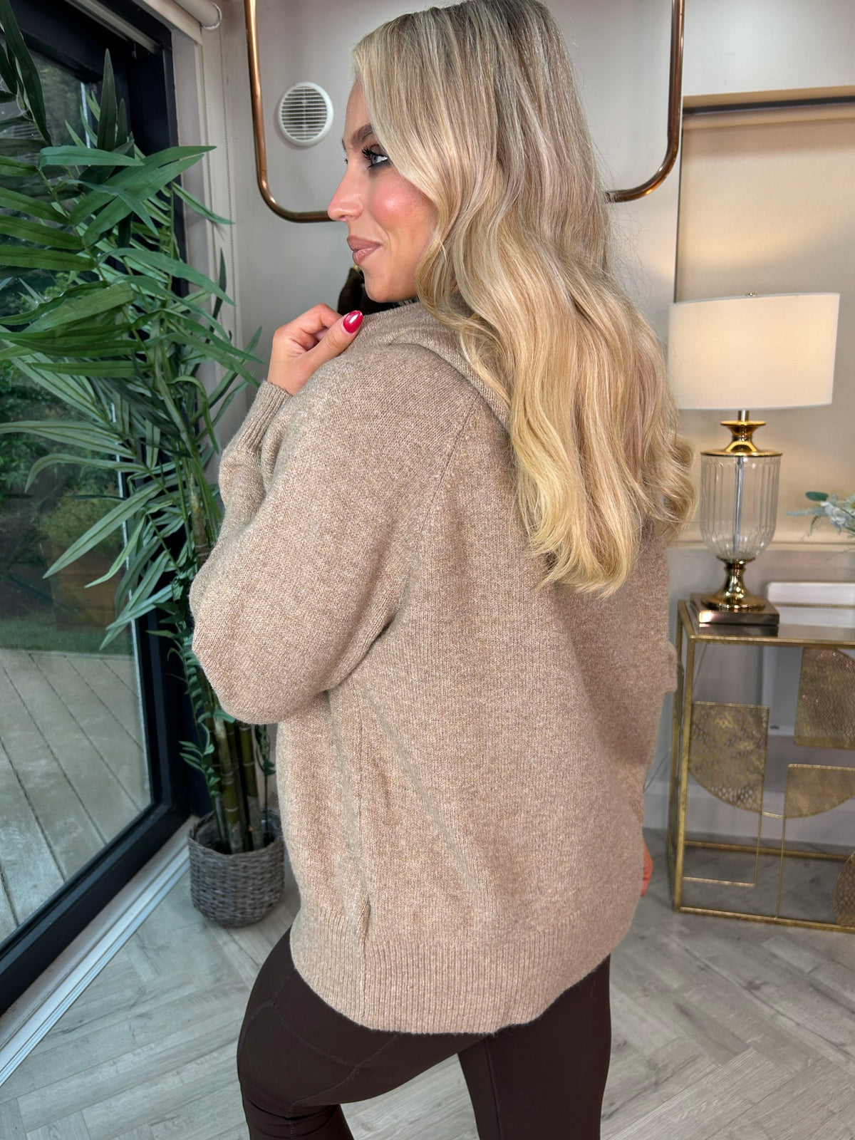Alba Hoody Taupe - Image 2
