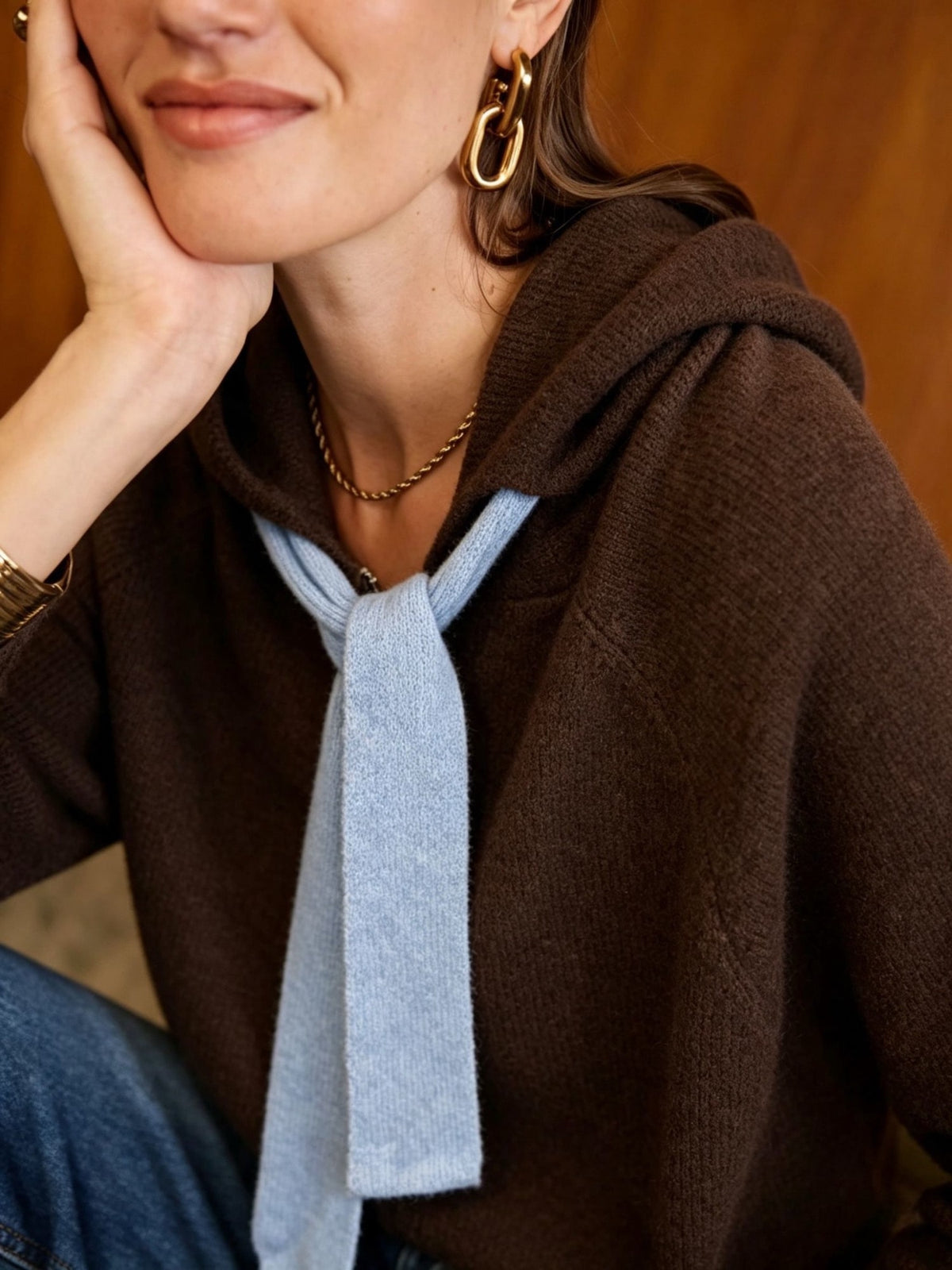 Alba Hoody Brown - Image 6