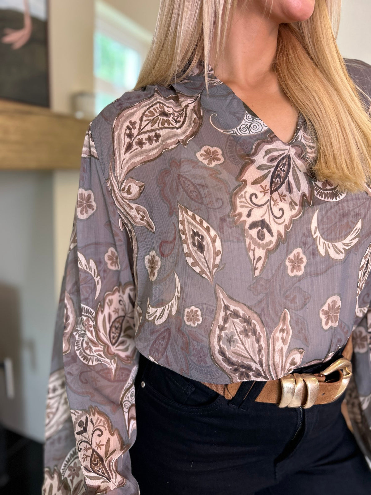 Ali Sheer Blouse - Image 3