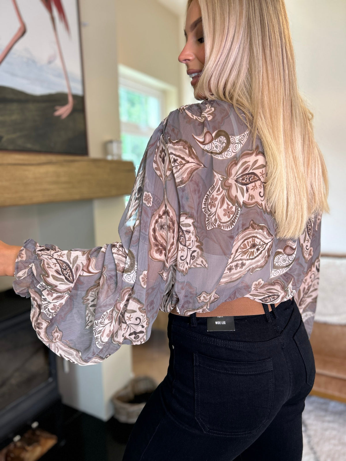 Ali Sheer Blouse - Image 4