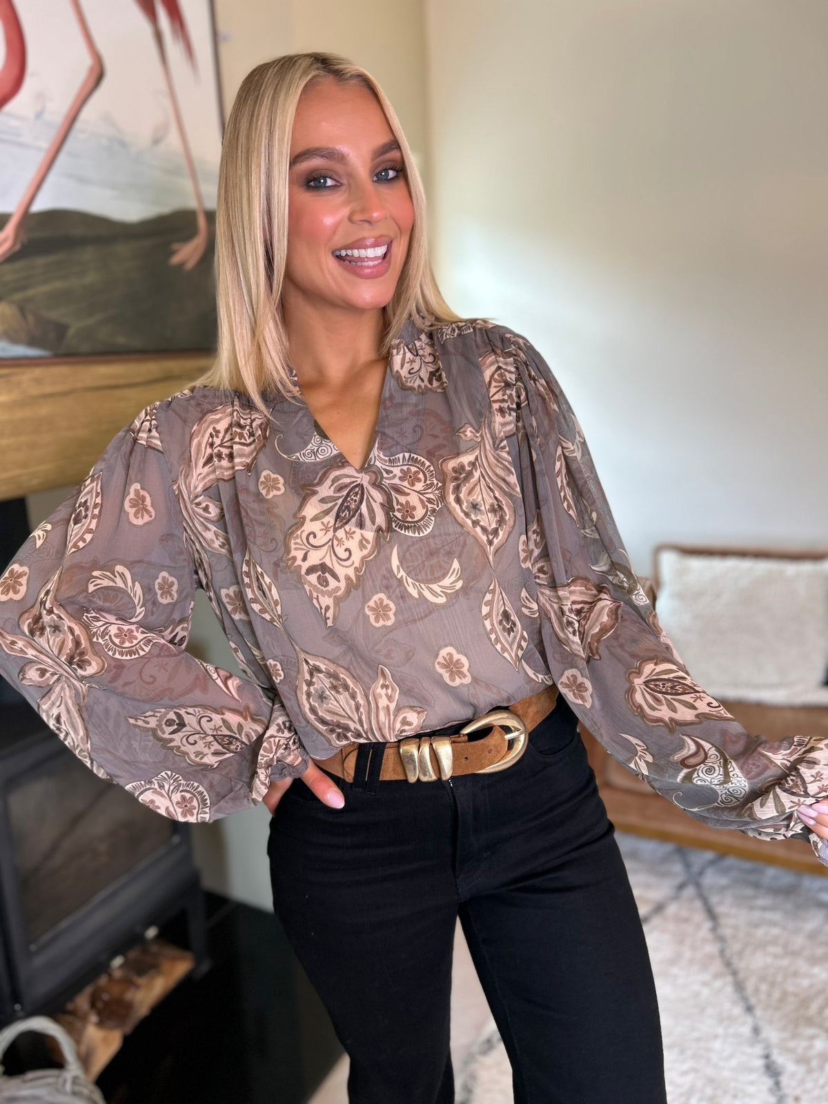 Ali Sheer Blouse - Image 5