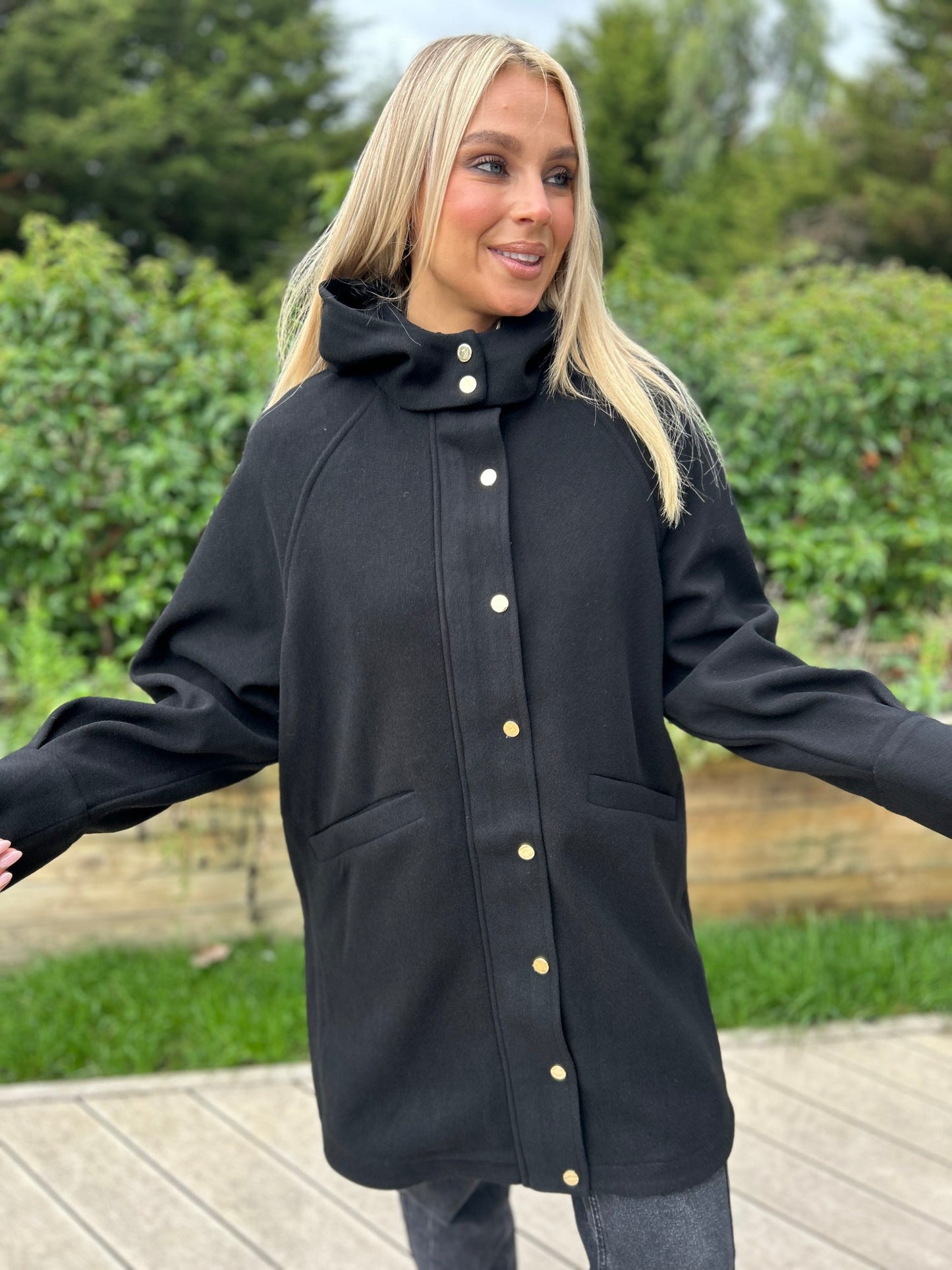 Joanna Coat Black