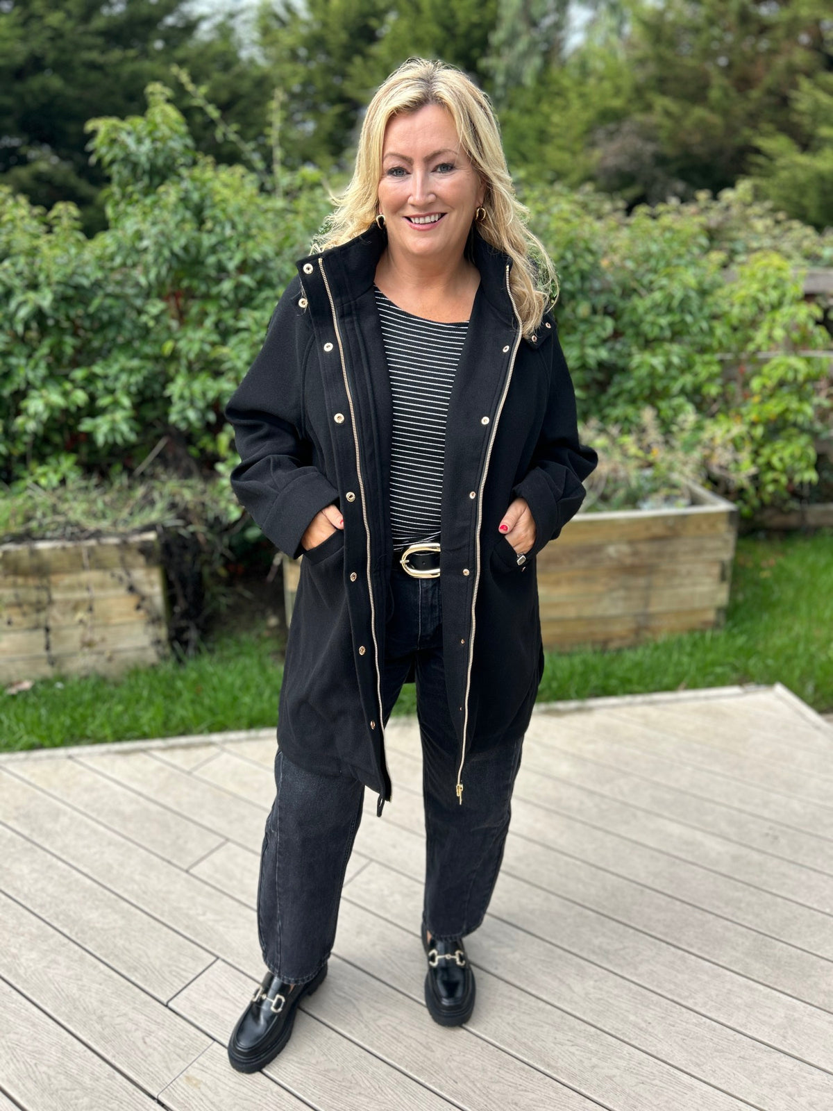 Joanna Coat Black