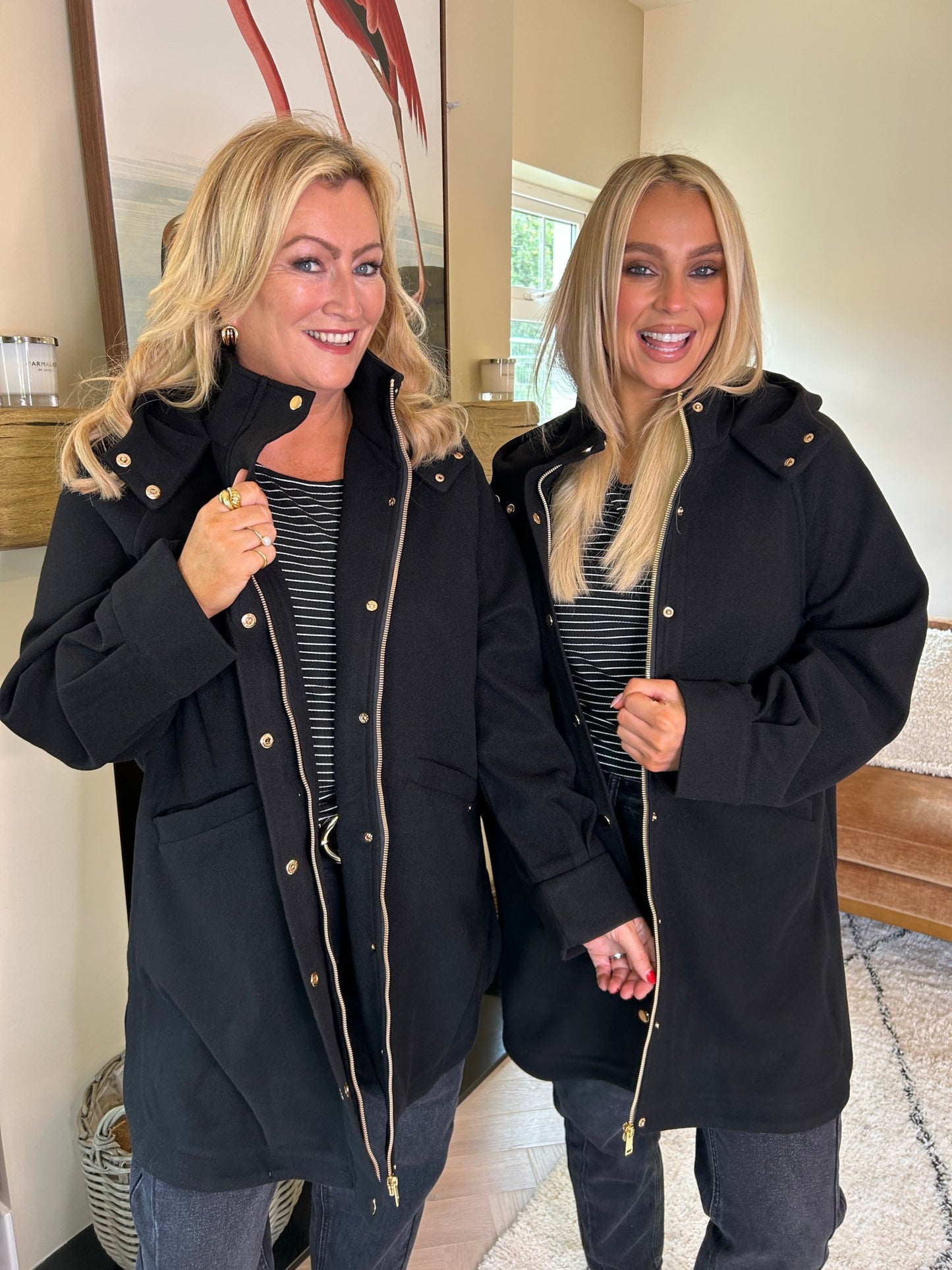 Joanna Coat Black