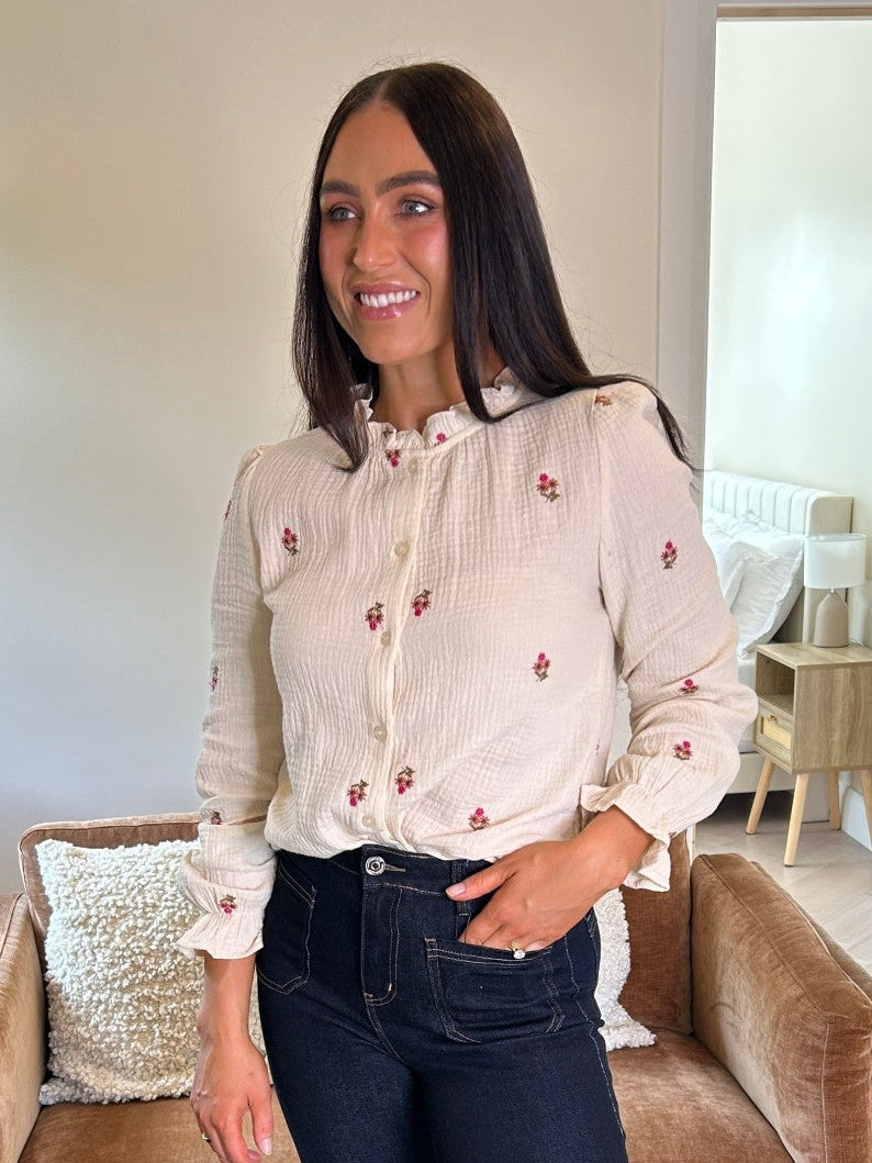 Lorna Blouse Cream - Image unknown