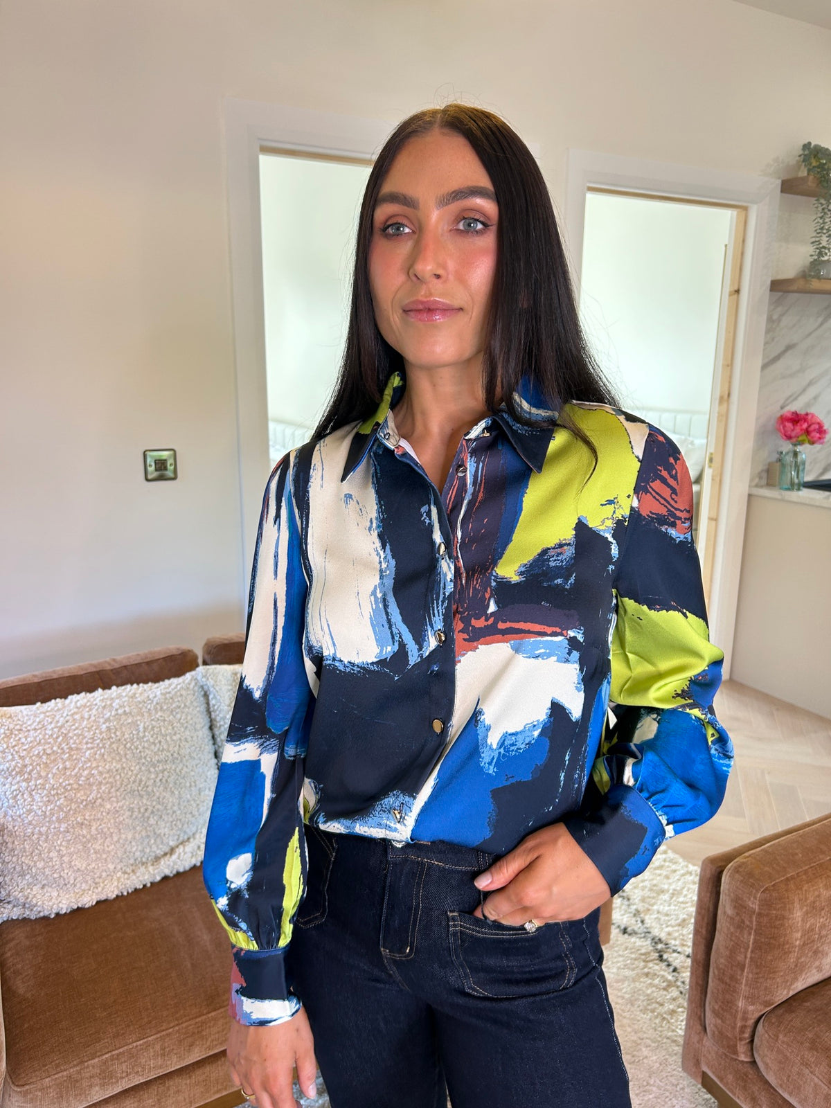 Harper  Printed Blouse - Image 4