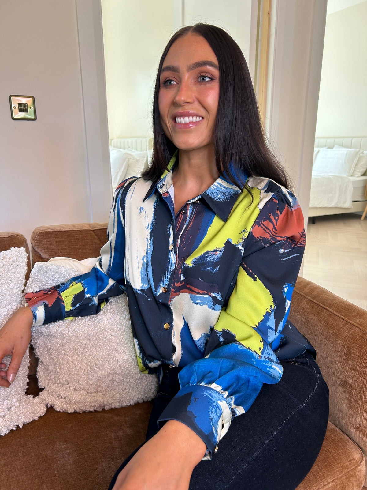 Harper  Printed Blouse - Image 2