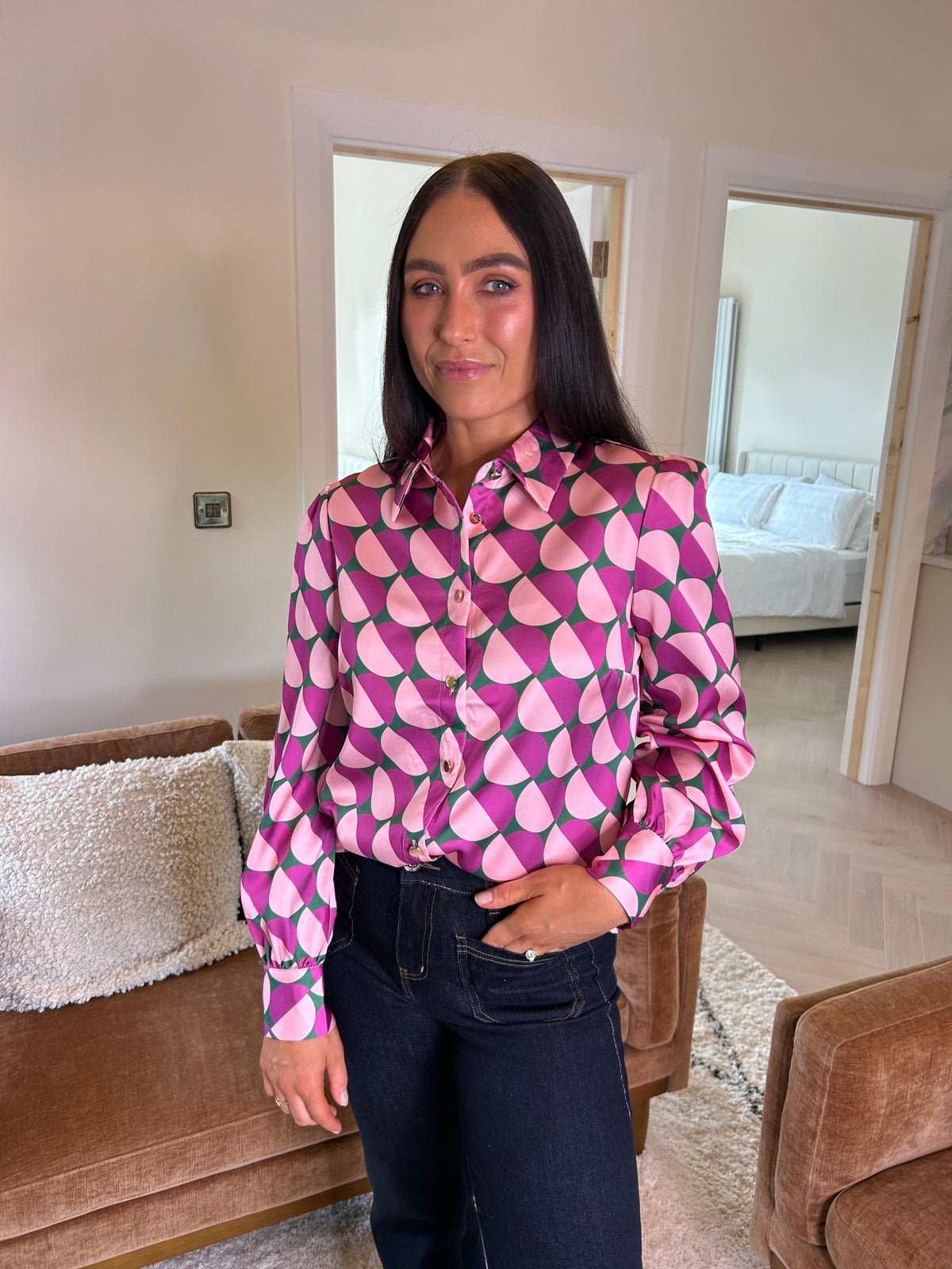 Harper Pink Blouse - Image 4