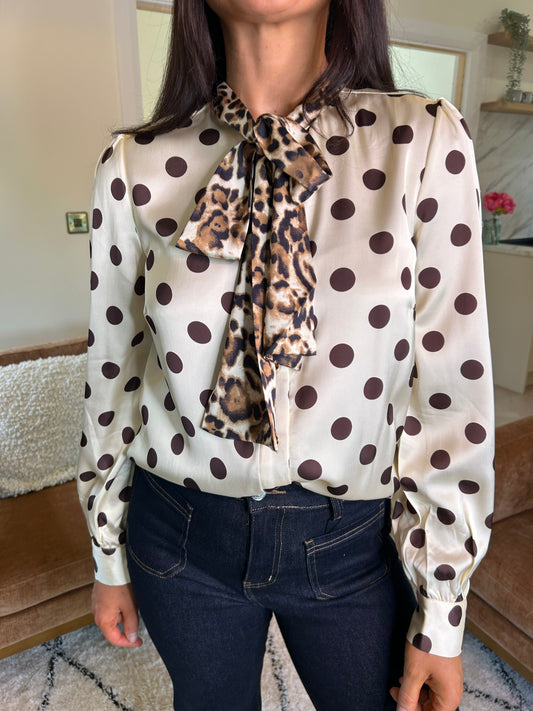 Isla Clash Print Blouse - Image 1