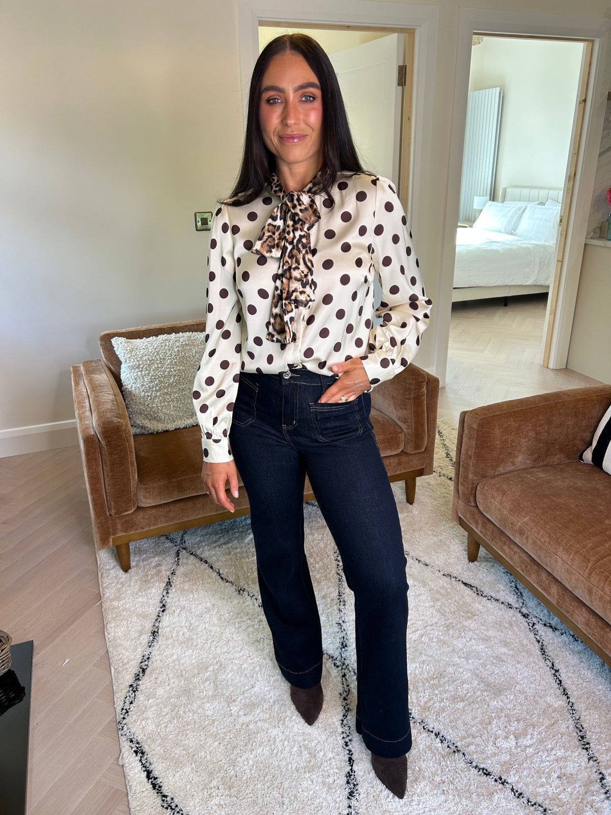 Isla Clash Print Blouse - Image 3