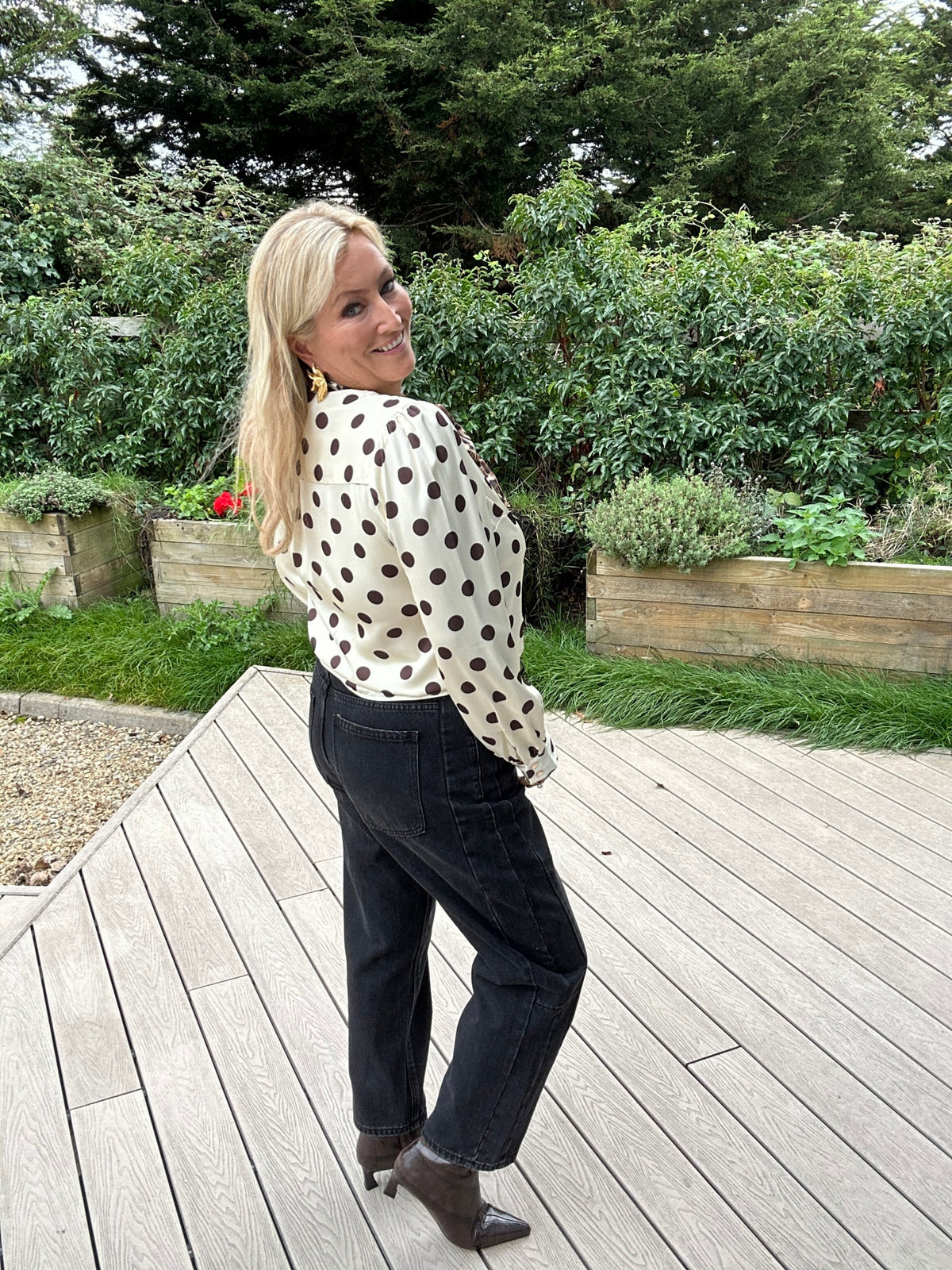 Isla Clash Print Blouse - Image 2