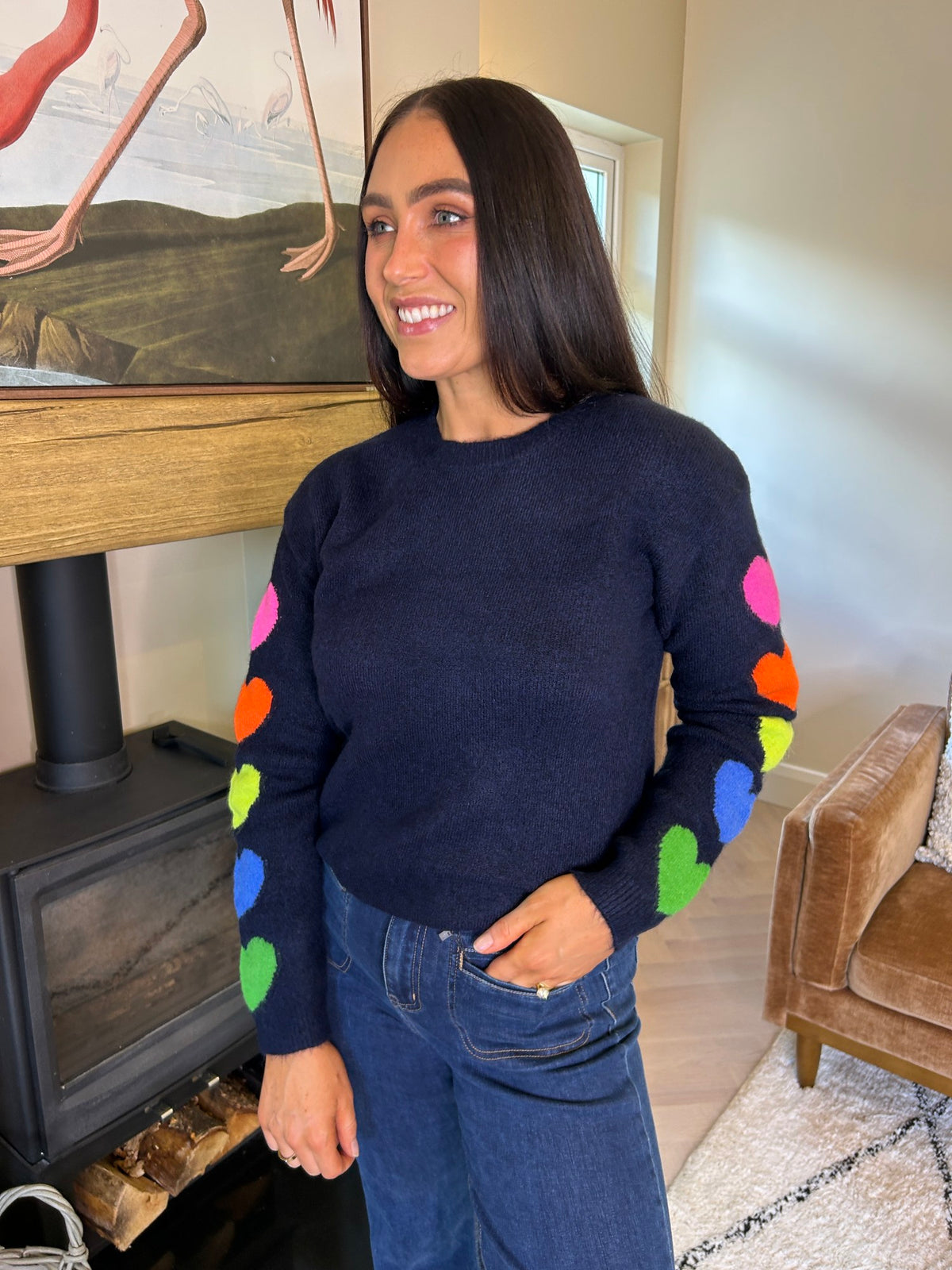 Etta  Heart Sleeve Jumper - Image unknown