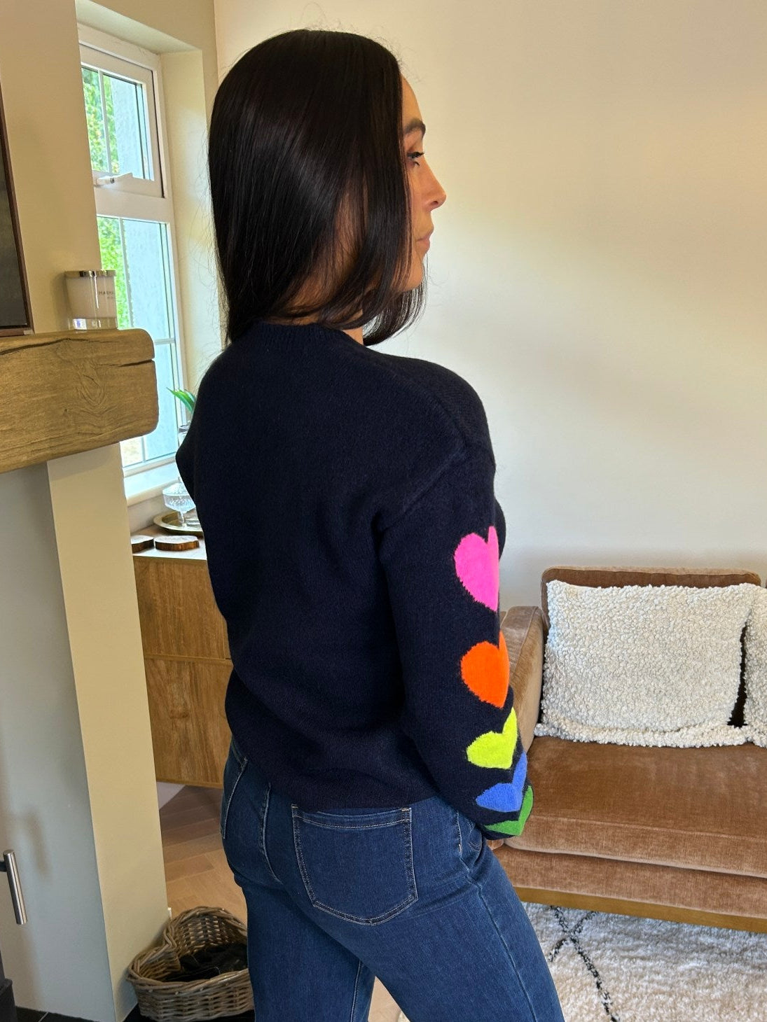 Etta  Heart Sleeve Jumper - Image 3