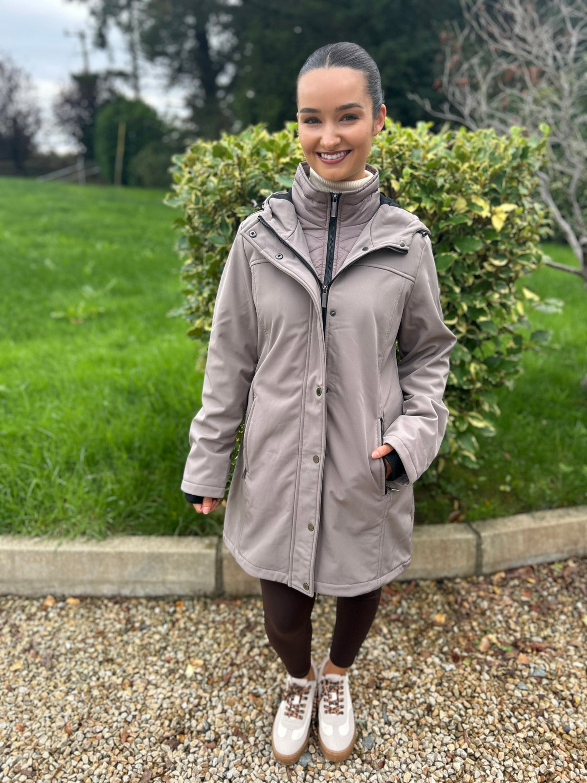 Elsie Coat Taupe - Image 8
