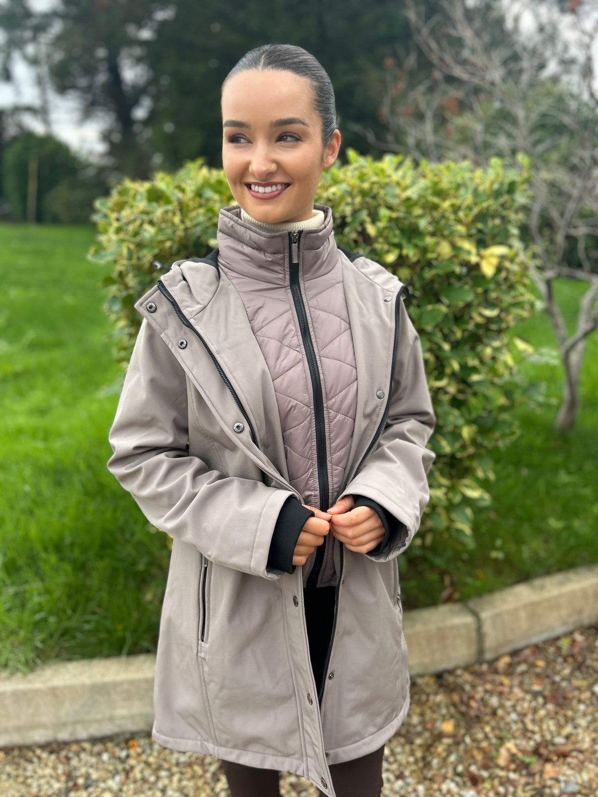 Elsie Coat Taupe - Image 2