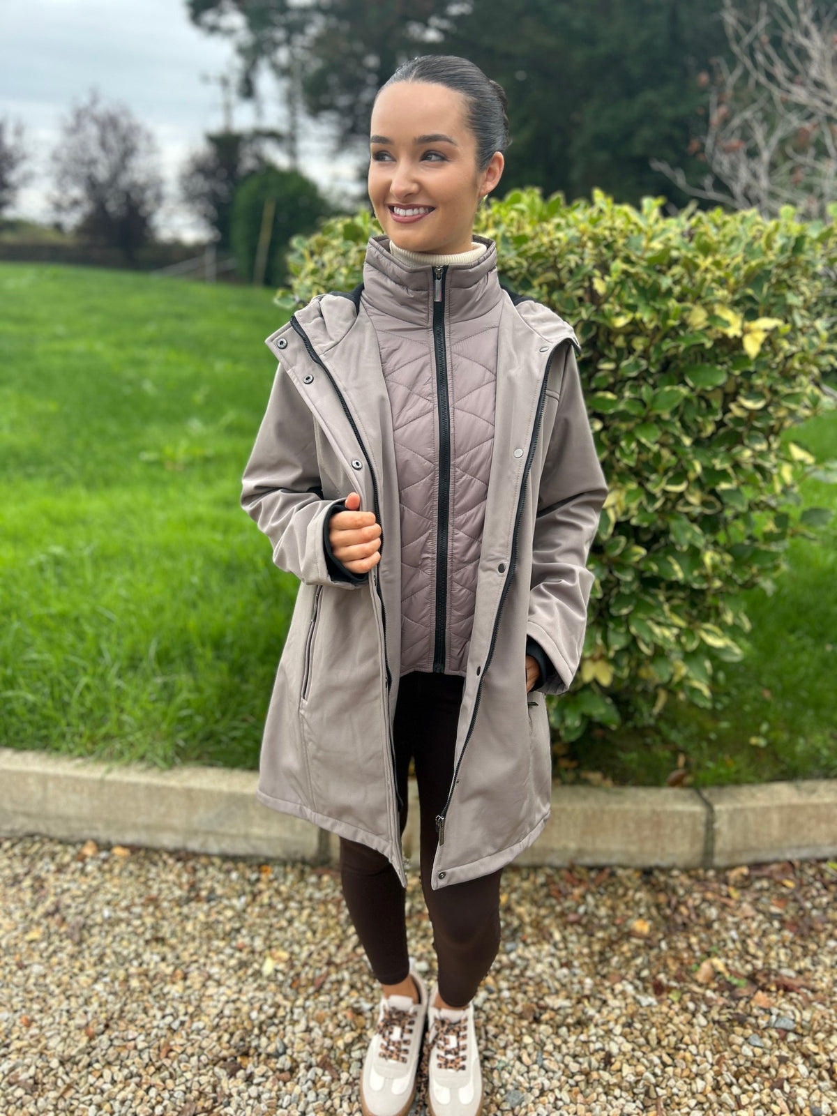 Elsie Coat Taupe - Image unknown