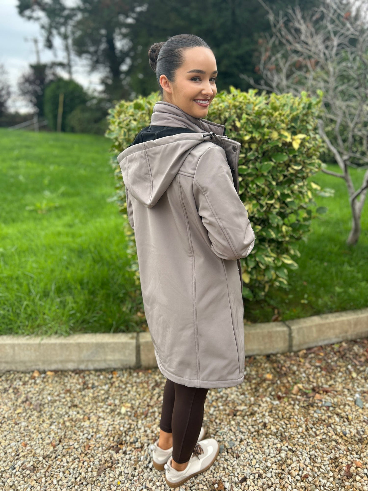 Elsie Coat Taupe - Image 4