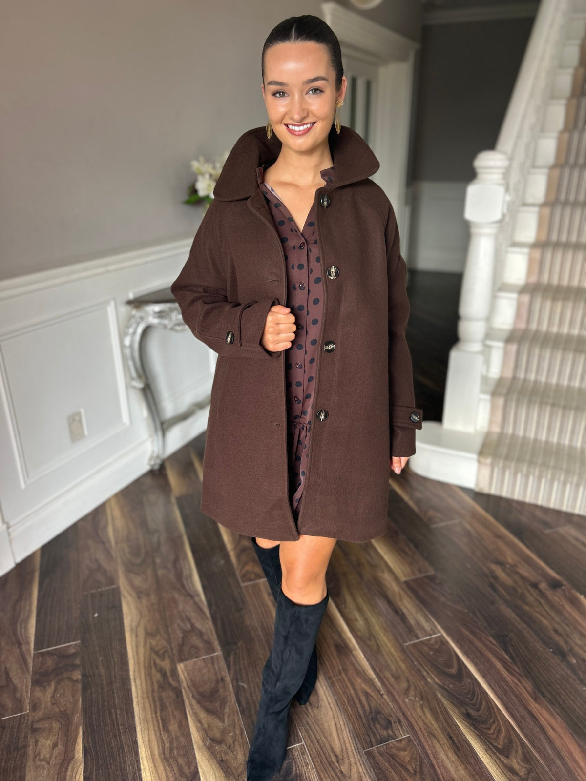 Georgia Coat Chocolate - Image 3
