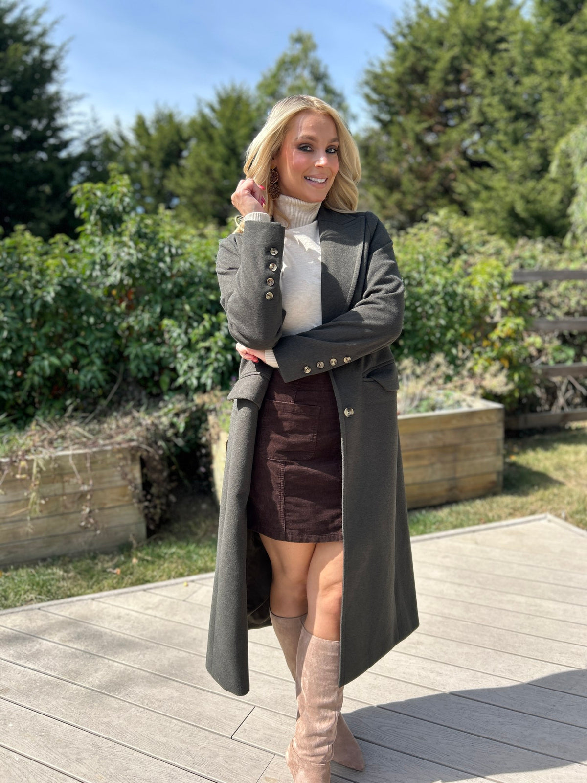 Olivia Coat Moss - Image 3
