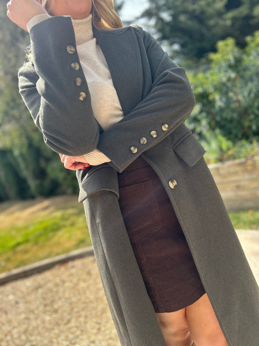 Olivia Coat Moss - Image 1