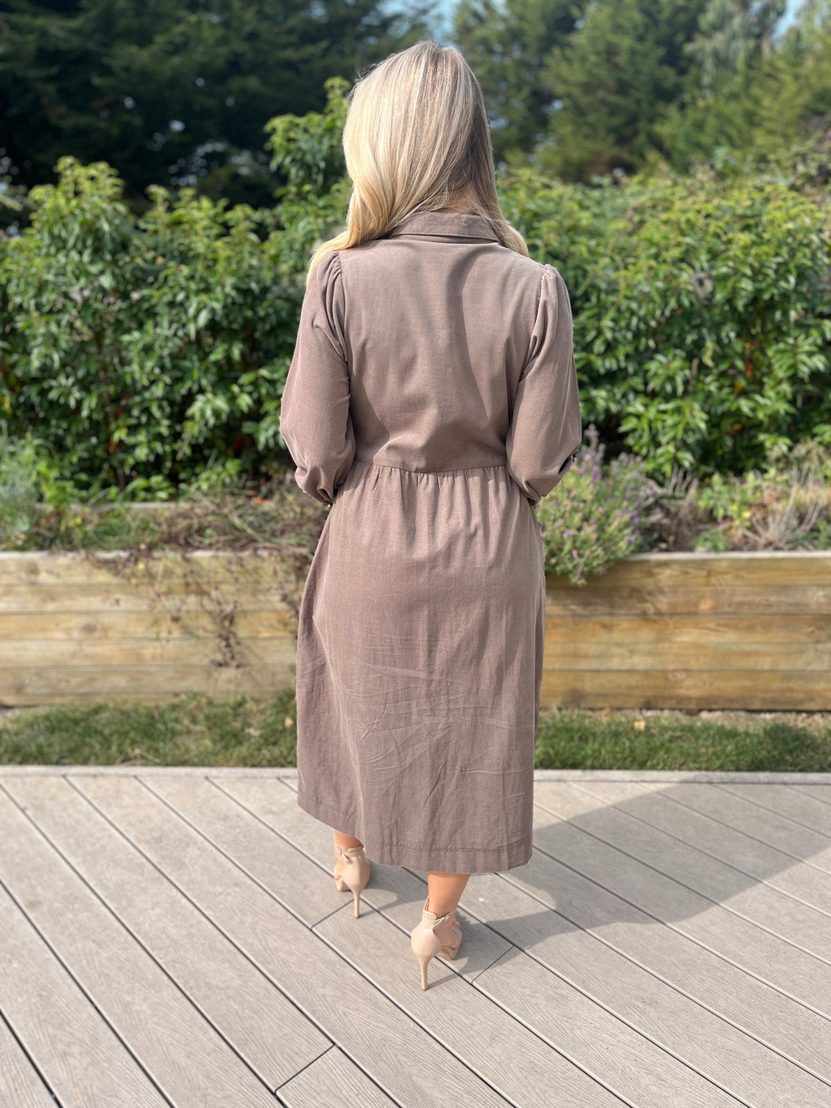 Hazel Shirt Dress Biscuit - Image 5