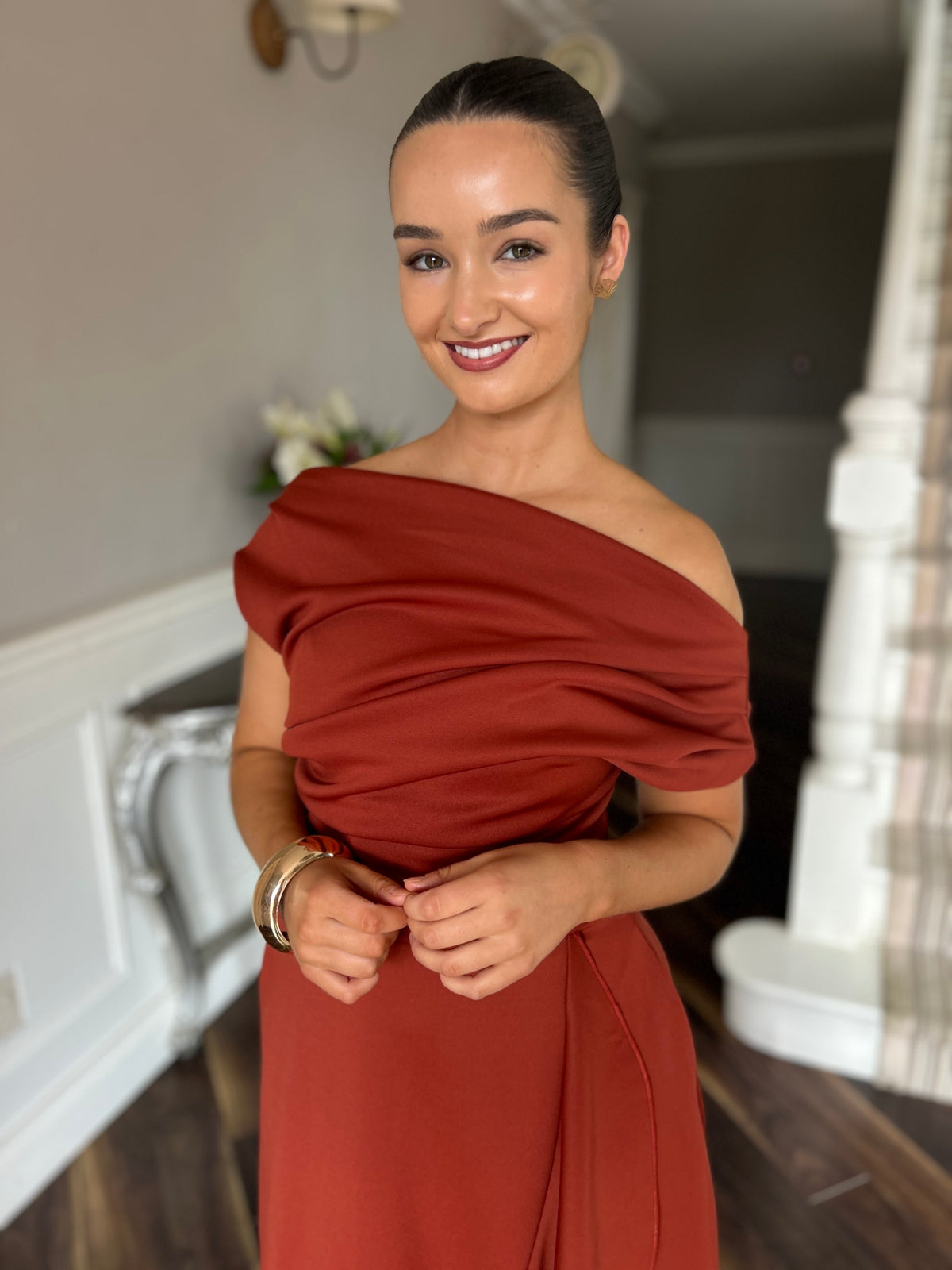 Florrie Maxi Dress Clay - Image 3