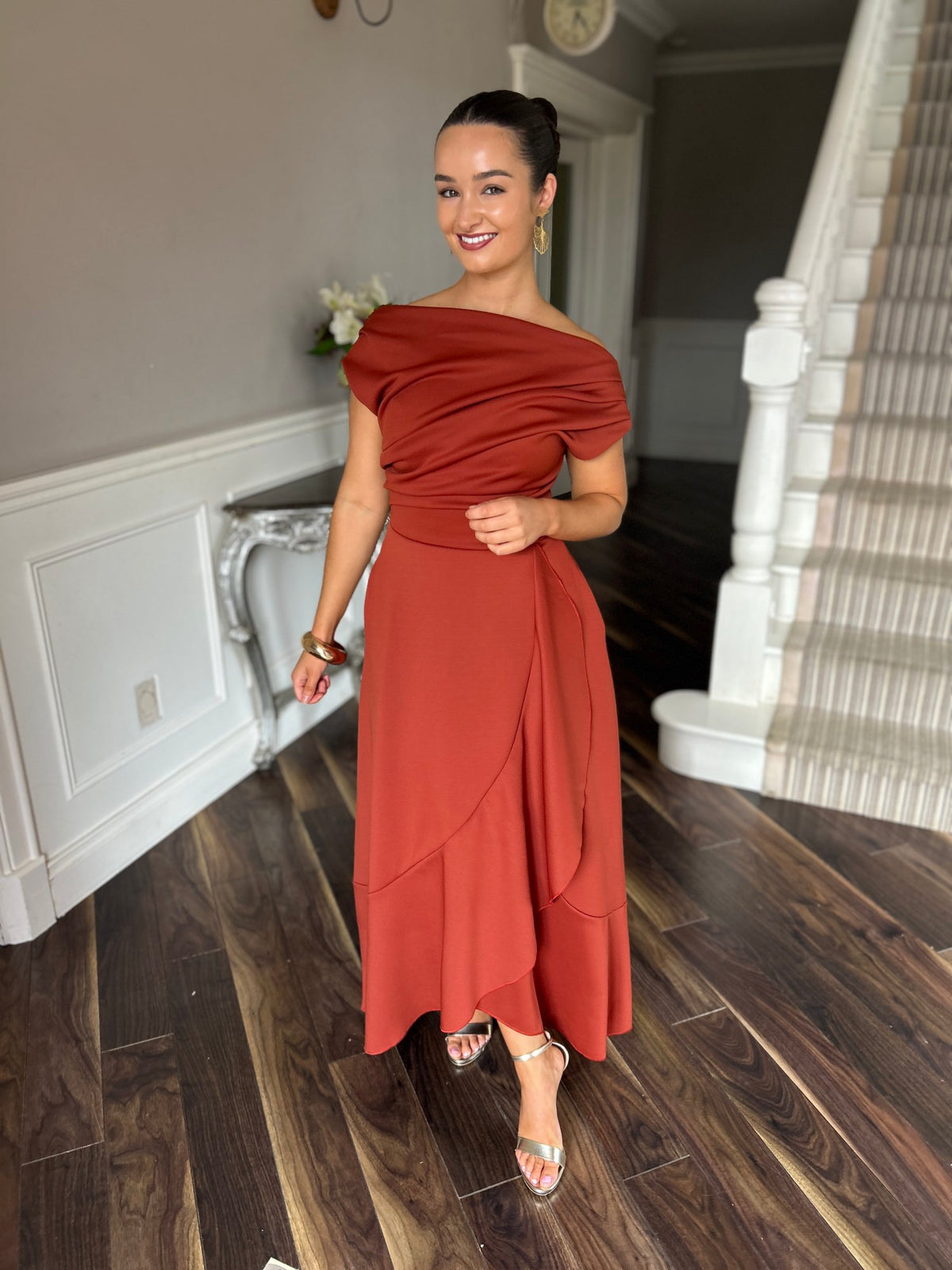 Florrie Maxi Dress Clay - Image 7