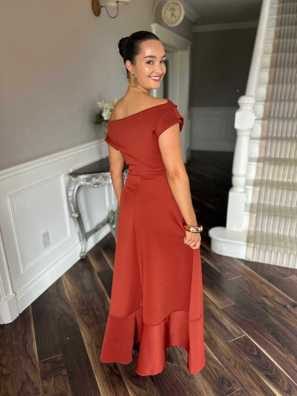 Florrie Maxi Dress Clay - Image 4