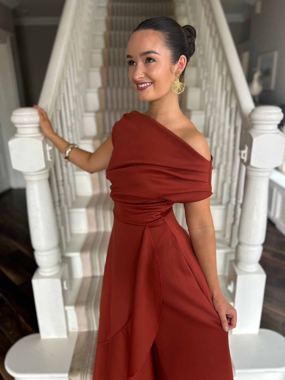 Florrie Maxi Dress Clay - Image 8