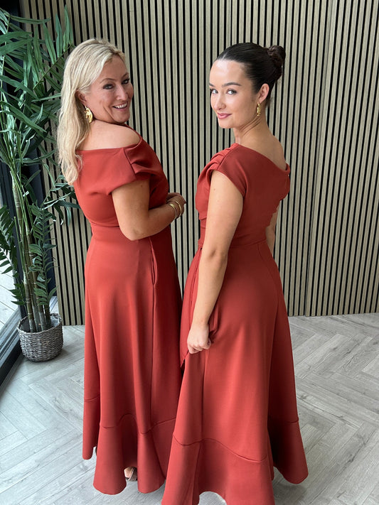 Florrie Maxi Dress Clay - Image 6